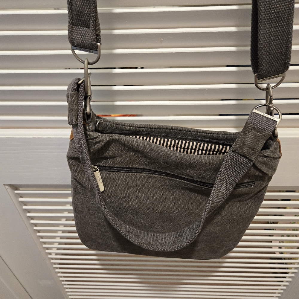 Travelon Gray Crossbody Bag - Picture 6 of 8